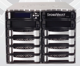 StoreVault S300 Base System, 4 x 250GB SATA II Hard Drives, CIFS, iSCSI P/N: S300-4X250-ES by NetApp